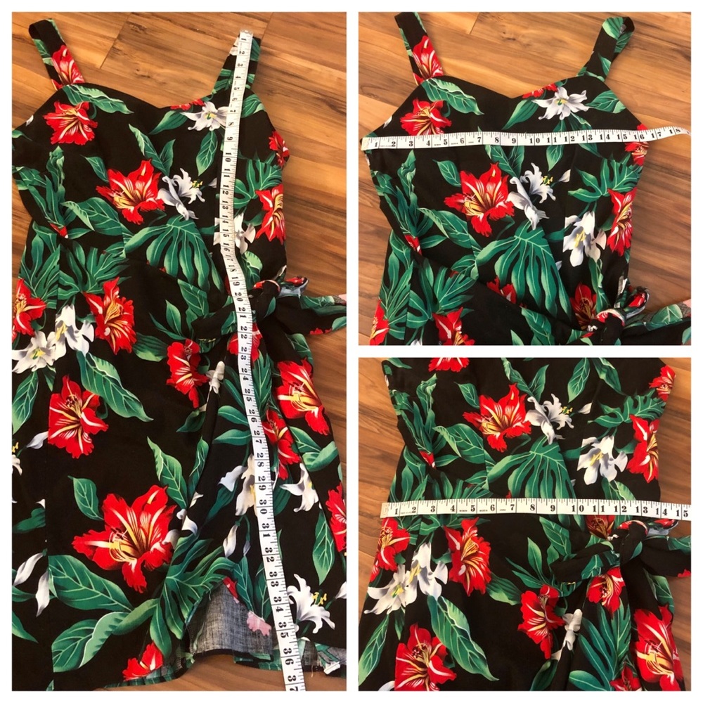 💫sold💫 Vintage Tropical Print Hawaiian Dress - Picture 6 of 6